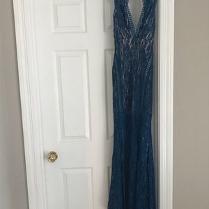 Luxxel Teal maxi dress